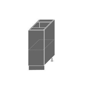 TITANIUM, skříňka dolní D1D 30, korpus: bílý, barva: fino černé