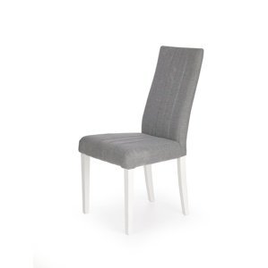 Jídelní židle BHARANI, bílá/světle šedá