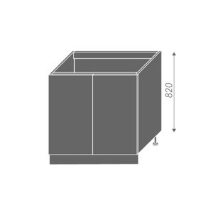 QUANTUM, skříňka dolní dřezová D8z 80, white mat/bílá