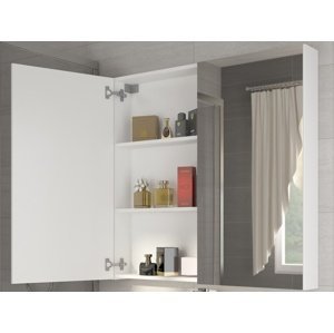 Koupelnová skříňka KINPOLA 60 cm, bílá, 5 let záruka