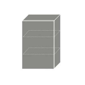 CHANIE, skříňka horní W2 50, korpus: grey, barva: light grey stone