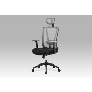 Kancelářská židle AGOPOR, černá/šedá