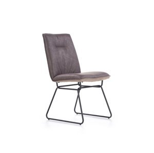 Jídelní židle K-270, tmavě šedá/světle šedá