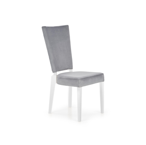 Jídelní židle ROIS, šedá/bílá