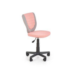 Dětská kancelářská židle CHAKAMA, šedo-růžová