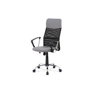 Kancelářská židle KA-V204 GREY, šedá/černá