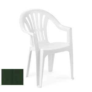 Židle nízká KONA, zelená