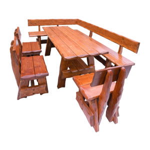 Zahradní set TRIFAS, barva teak