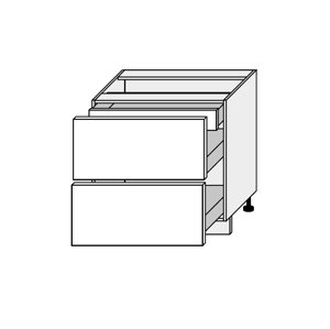 TITANIUM, skříňka dolní D2A 80/1A, korpus: bílý, barva: fino bílé