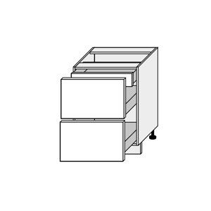 CHANIE, skříňka dolní D2A 60/1A, korpus: bílý, barva: white