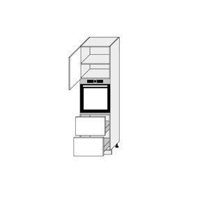 FOLLY, skříňka pro vestavbu D14RU/2A-356, vanilla mat/grey