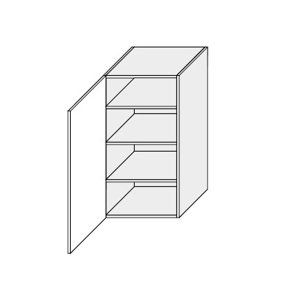 FOLLY, skříňka horní W4 45, graphite/bílá