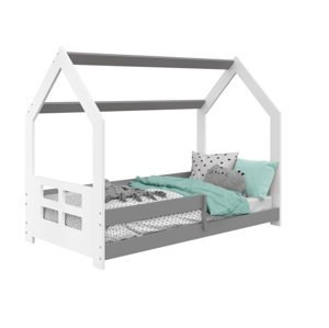 Dětská postel SPECIOSA D5D 80x160, bílá/šedá
