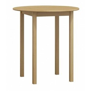 Stůl DASHEN 3, průměr 50 cm, masiv borovice