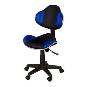 Kancelářská židle DECCAN, modro/černá barva