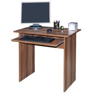Jednoduchý  PC stůl WINSTON, švestka DOPRODEJ