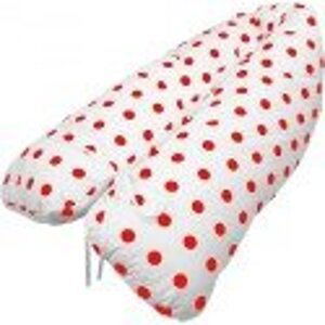 Těhotenský polštář Lulu červený EMI Těhotenský polštář + povlak