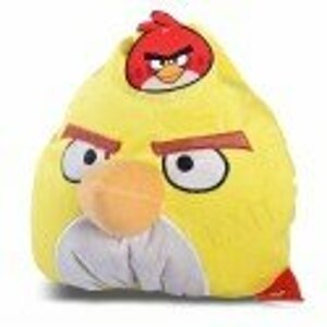 Dekorativní polštář Angry Birds žlutý