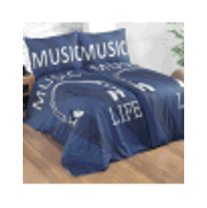 Povlečení bavlněné 3D Music Life Standardní set jednolůžko obsahuje 1x 200x140 + 1x 90x70