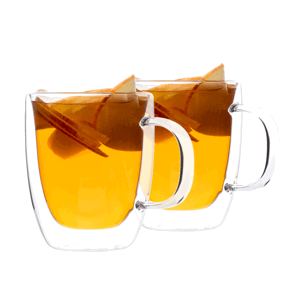 Termo sklenice, set 2 ks, šálek na čaj, 350 ml, HOTCOLD TYP 12