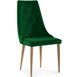 Židle Caren II Velvet Zelená