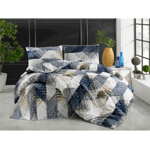 Povlak flanel Laris blue (Rozměr: 30x40)