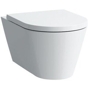 LAUFEN KARTELL závěsné WC 370x545x340mm, hluboké splachování, rimless, bílá
