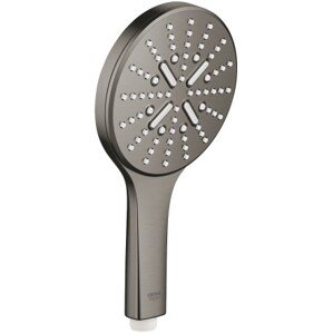 GROHE RAINSHOWER SMARTACTIVE 130 ruční sprcha pr. 130 mm, 3 proudy, Water Saving, kartáčovaný hard graphite