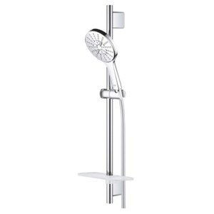 GROHE RAINSHOWER SMARTACTIVE 130 sprchová souprava 4-dílná, ruční sprcha pr. 130 mm, 3 proudy, tyč, hadice, polička, chrom