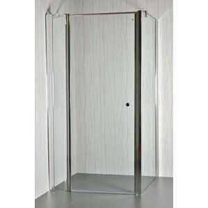 Sprchový kout rohový jednokřídlý MOON D 4 čiré sklo 101 - 106 x 86,5 - 88 x 195 cm