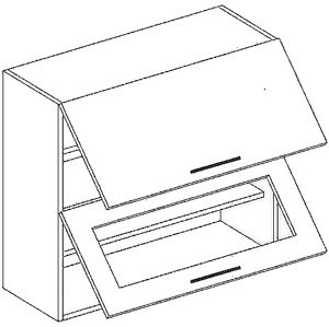 W60SP horní skříňka výklopná GOBI