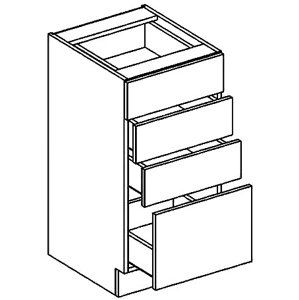 D40S4 dolní skříňka se zásuvkami COSTA OLIVA