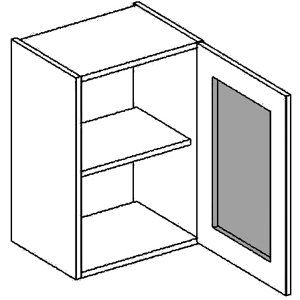 W40WP horní vitrína jednodvéřová COSTA mraž. sklo