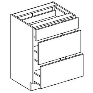 D60S3 dolní skříňka se zásuvkami COSTA