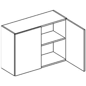 W80/58 horní skříňka dvojdvéřová CLAUDIE sonoma