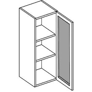 W40WP/120 h. vitrína 1-dvéřová ANGEL mraž. sklo