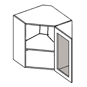 WR60WMR h. vitrína rohová NORA de LUX hruška mraž. sklo