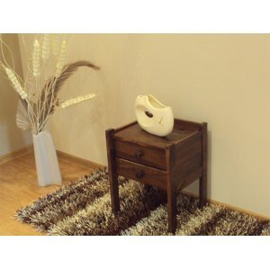 Noční stolek Kaja (Barva dřeva: Borovice)