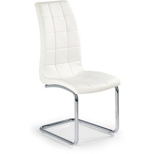 Kovová židle K147, bílá