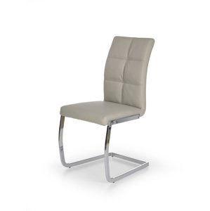 Kovová židle K228, šedá