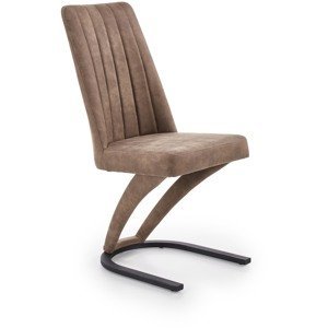Jídelní židle K338, hnědá