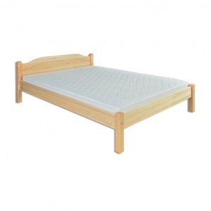 Dřevěná postel 140x200 LK106 (Barva dřeva: Dub)
