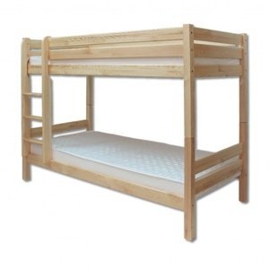 Dřevěná postel 90x200 LK136 palanda (Barva dřeva: Dub)