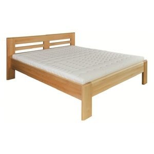 Dřevěná postel 120x200 buk LK111 (Barva dřeva: Ořech)