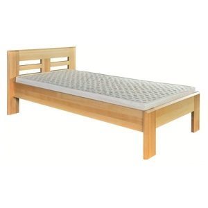 Dřevěná postel 80x200 buk LK160 (Barva dřeva: Buk bělený)