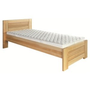 Dřevěná postel 90x200 buk LK161 (Barva dřeva: Buk přírodní)
