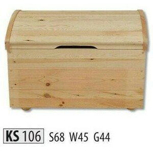 Truhlice KS106 masiv (Barva dřeva: Ořech)