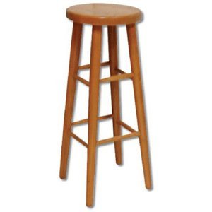 Barová stolička KT240 masiv (Barva dřeva: Olše)