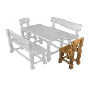 Zahradní židle MO101 (MO100) (Barva dřeva: Rustikal)
