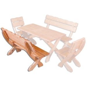 Zahradní lavice MO105 (Barva dřeva: surové dřevo)